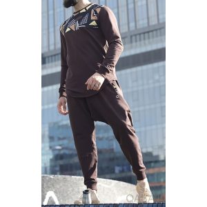 Ensemble QABAIL  afro wax – Couleur marron