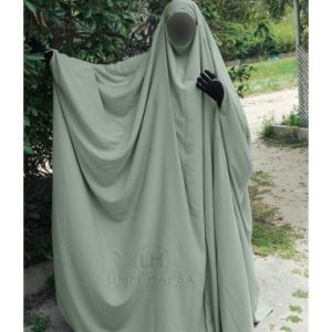 BIG JILBAB SAOUDIEN UMM HAFSA – VERT D&rsquo;EAU