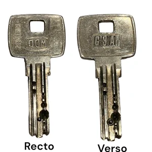 Clé DOM IX à bille au modèle