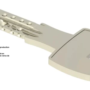 Reproduction de clé à trous