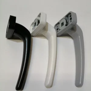 Poignée / béquille double porte fenêtre + carrée 8