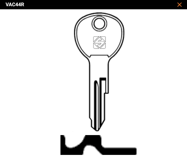 Clé Vachette VAC44R