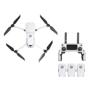 Kit Autocollants Stickers Drone Télécommande & Batteries en Fibre de Carbone pour DJI Mavic 2 Pro & Zoom – BLANC