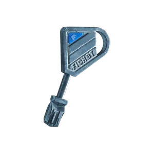 Clé FICHET 787 ( ancien modèle )