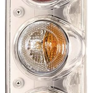 Feu gauche 12 V clair Feux de recul Fond argent translucide