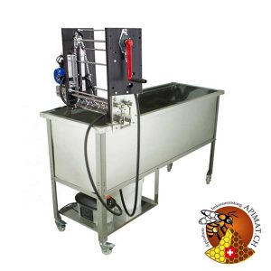 Machine à désoperculer manuelle avec bac de récupération