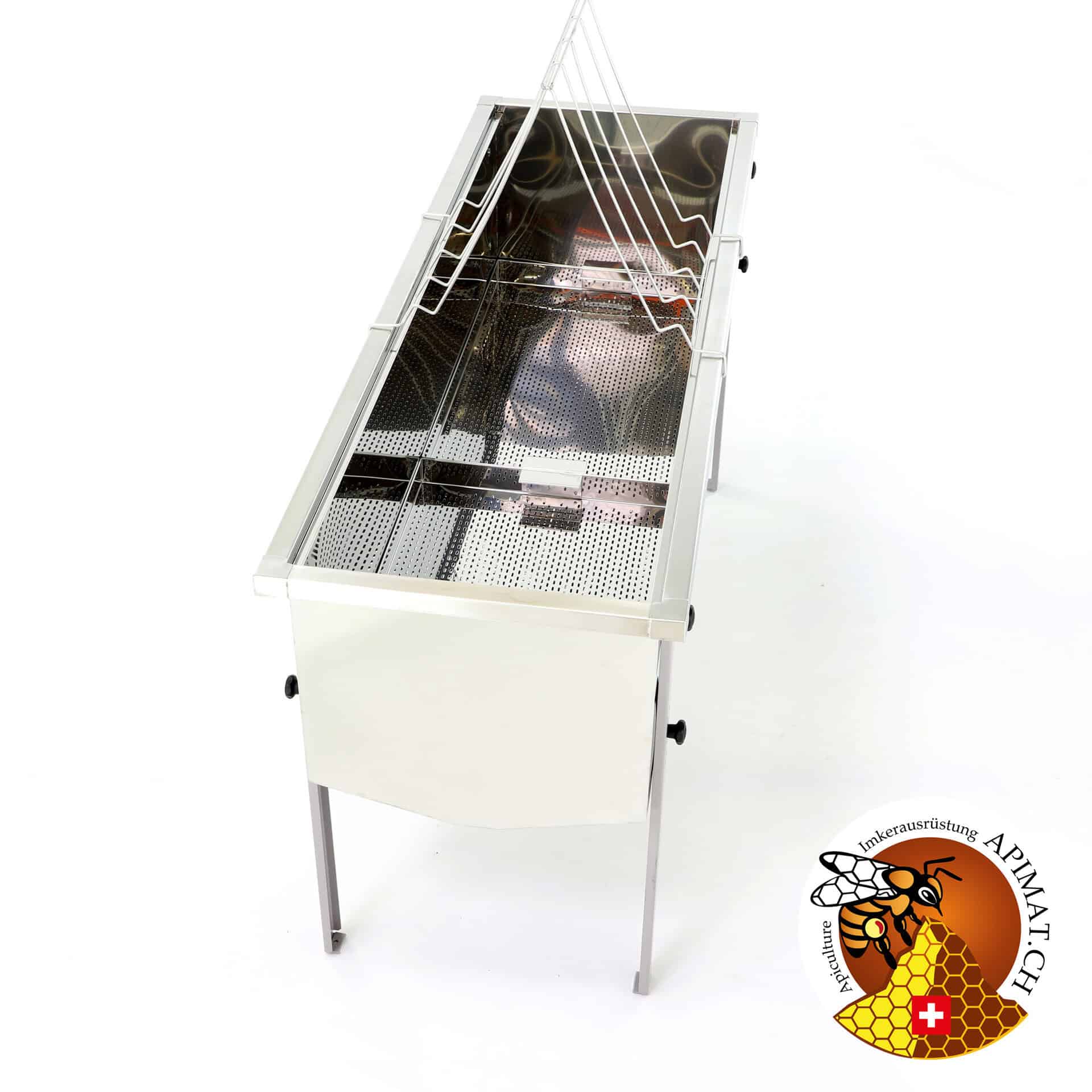Table de Désoperculation Dadant en Acier Inoxydable – 1000 mm Renforcée – Image 4