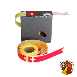 Bande de scellage CH rouge – [100/200/300/400/500] pièces avec dérouleur en carton